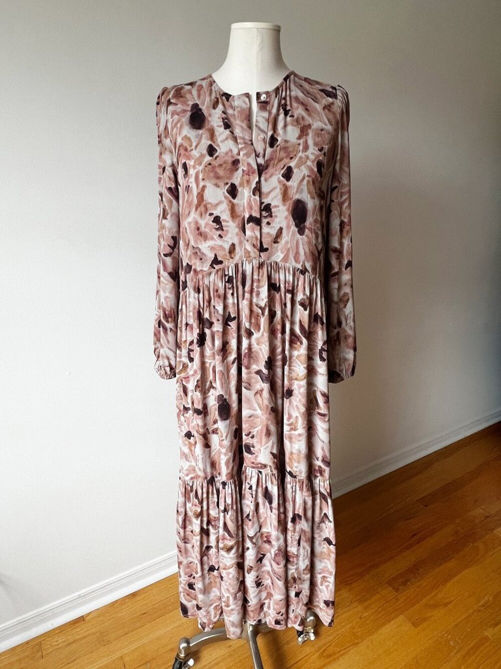 Aritzia Wilfred Barossa Floral Maxi Dress Size S